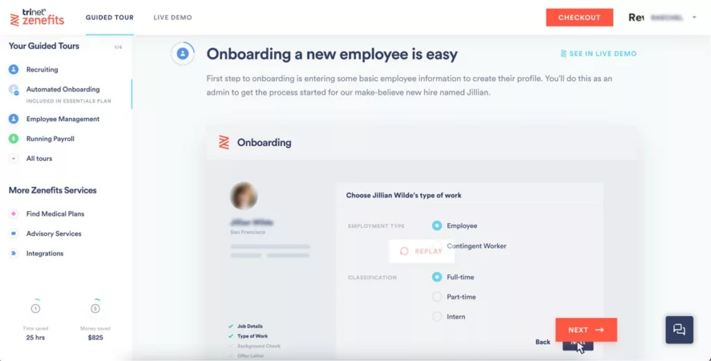 Zenefits and onboarding new employees