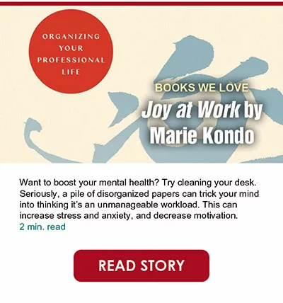 Joy at Work by Marie Kondo
