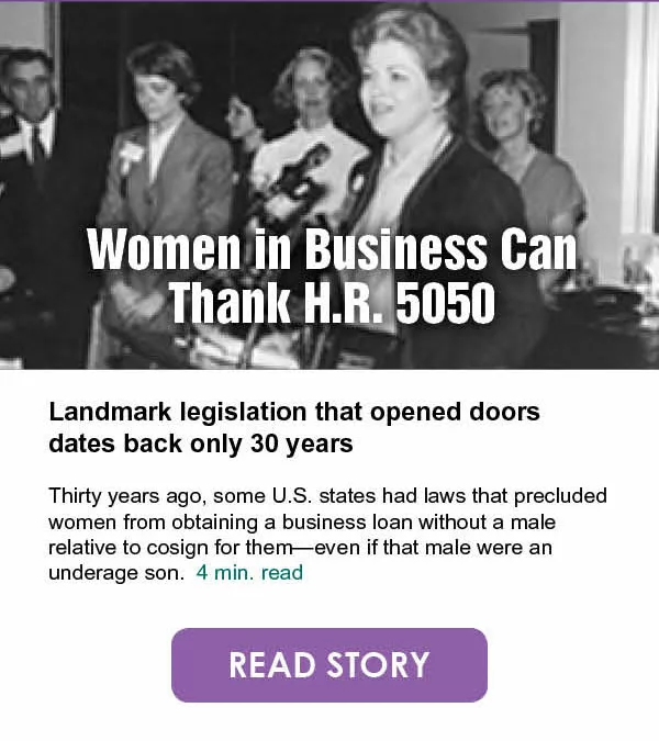 Women in Business Can Thank H.R. 5050