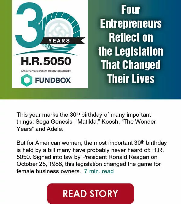 Four Entrepreneurs Reflect on the Legislation That Changed Their Lives