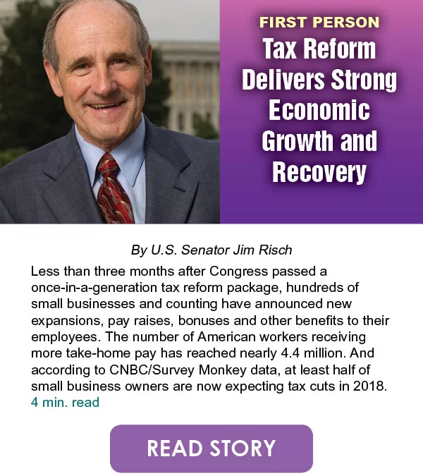 Tax Reform Delivers Strong Economic Growth and Recovery