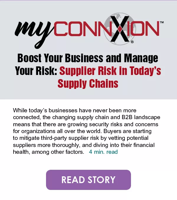 Boost Your Business and Manage Your Risk: Supplier Risk in Today’s Supply Chains