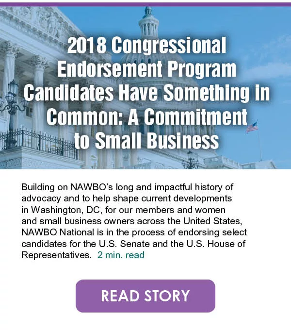 2018 Congressional Endorsement Program Candidates Have Something in Common: A Commitment to Small Business