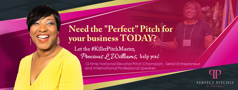 Precious Williams Helps Executives Shine with Perfect Pitches by Precious