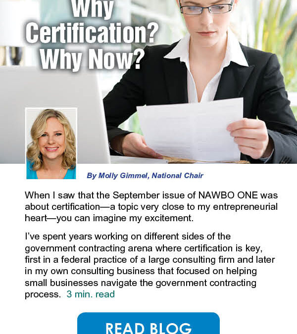 Why Certification? Why Now?
